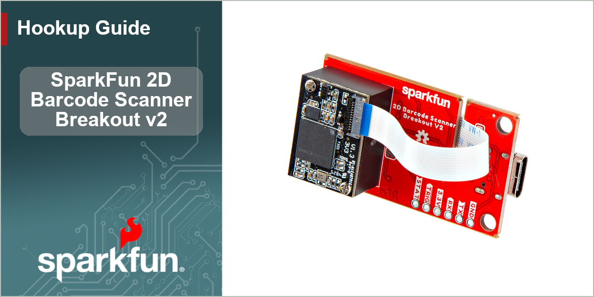 2D Barcode Scanner Hookup Guide Banner Image