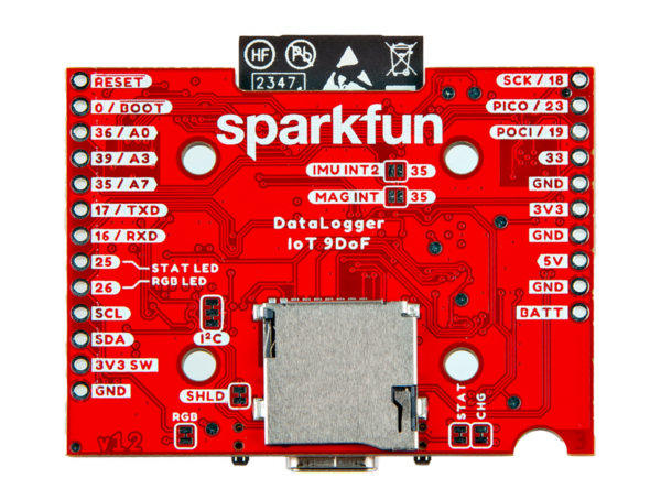 Datalogger Iot - 9dof (Bottom View)
