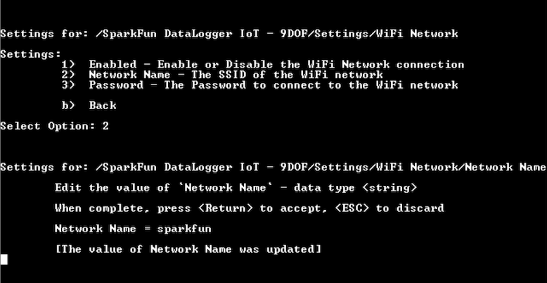 Configure WiFi Network