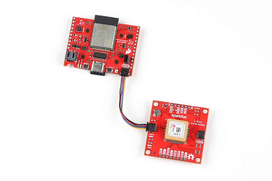 Datalogger Iot And A Qwiic Device
