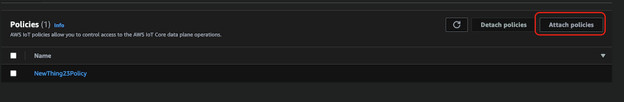 Attach Policy