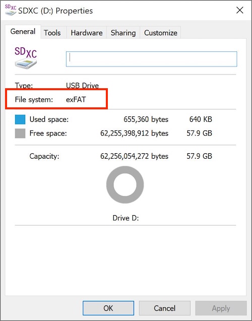 Check File System Windows