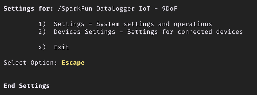 Output when Cancelling Changes
