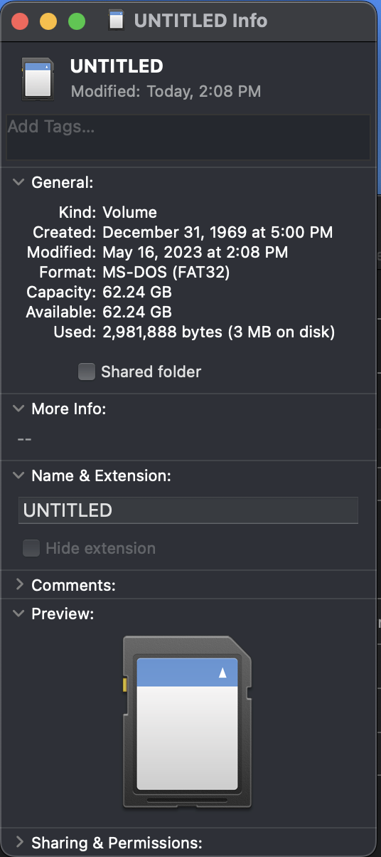 Check File System macOS