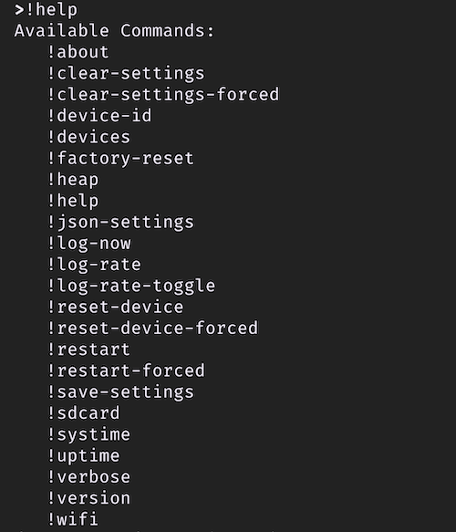 Quick Command Entered