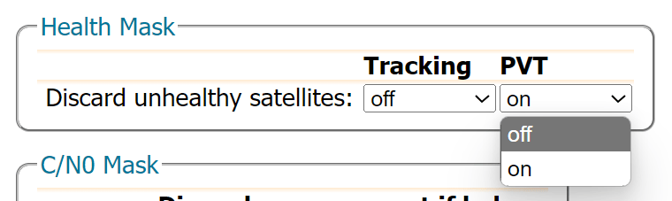 Enable use of unhealthy satellites