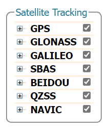 Enable satellite tracking