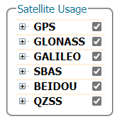 Enable satellite usage
