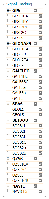 Enable signal tracking