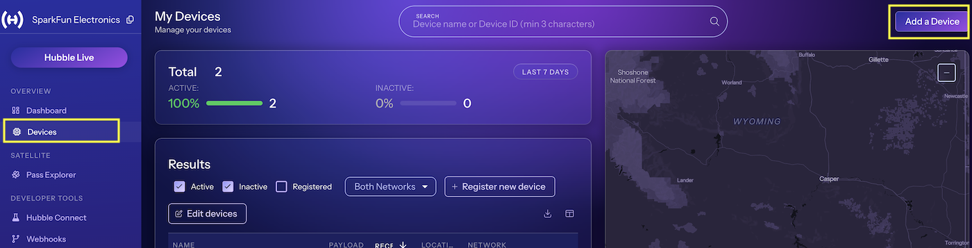 Device Section