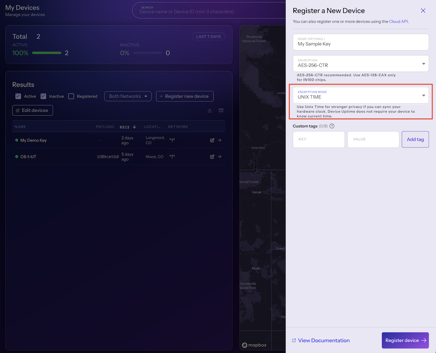 Register a Device