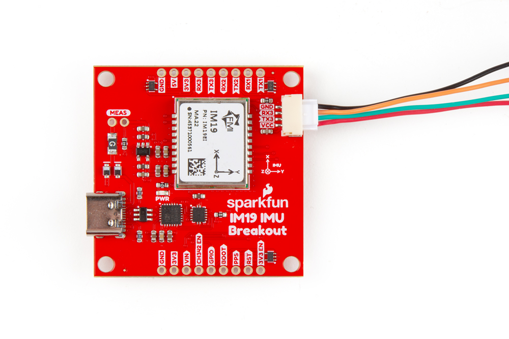 Device connected to the JST connector