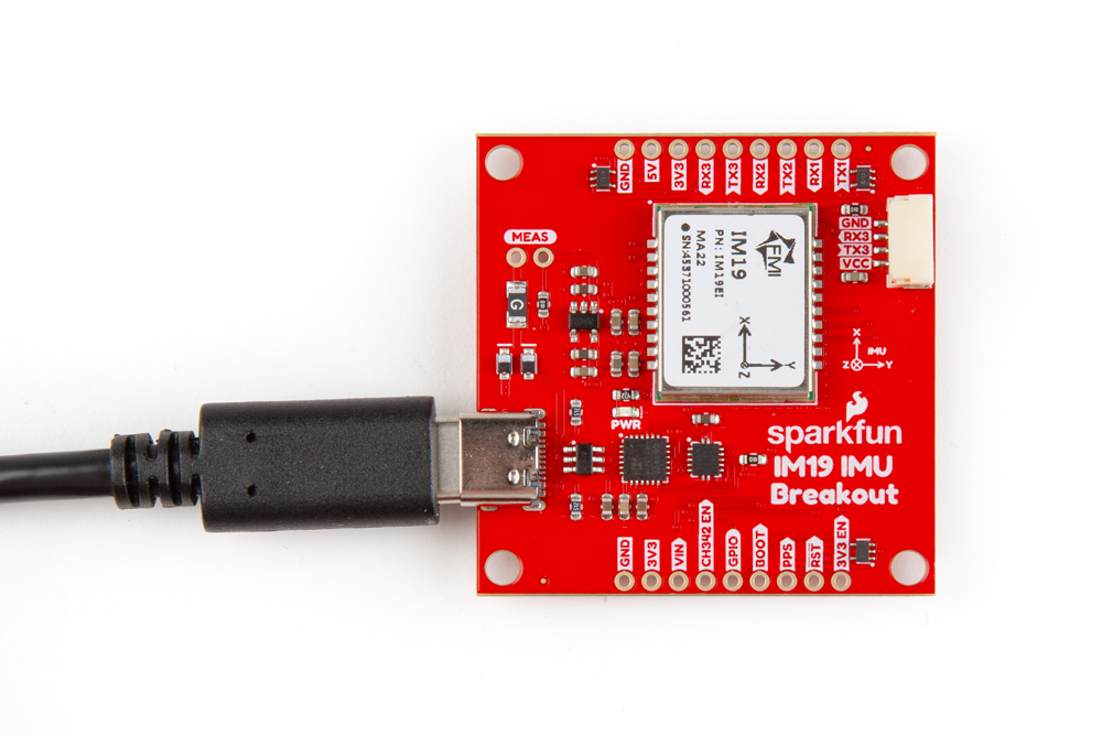 IM19 breakout board USB connection