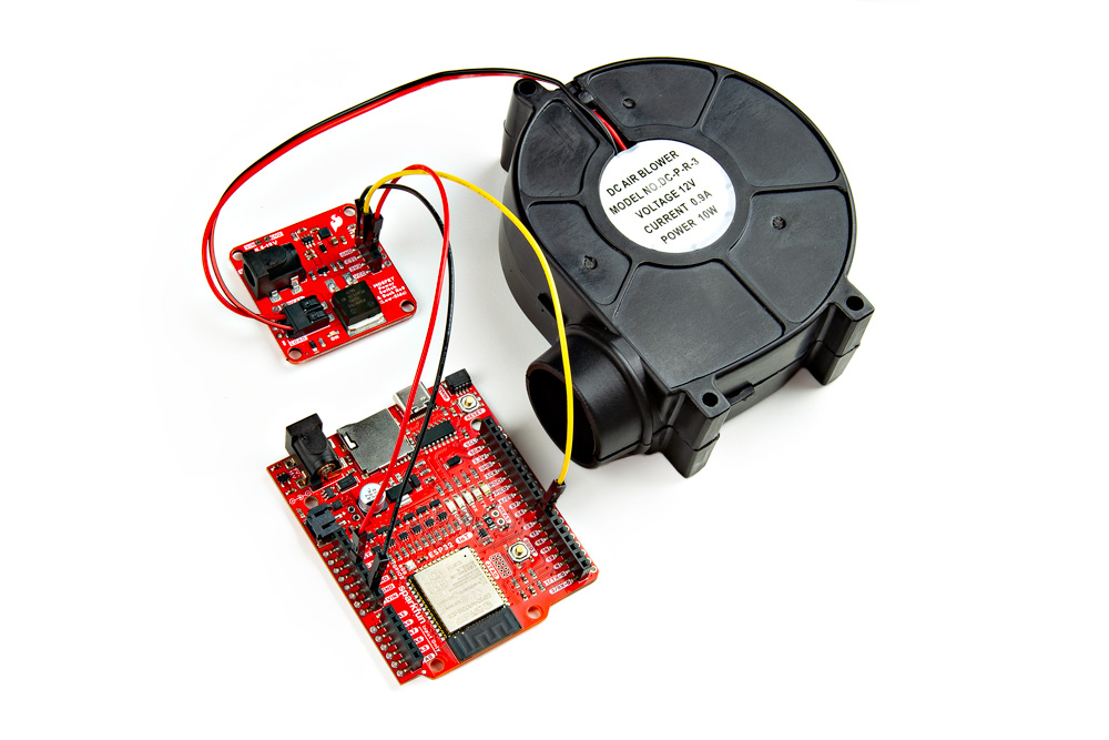 DC Motor to MOSFET Power Switch