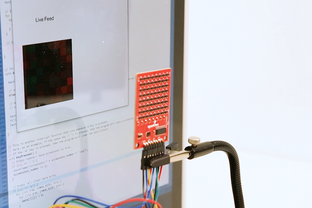Processing Output with a Magnet Moving over the Magnetic Imaging Tile