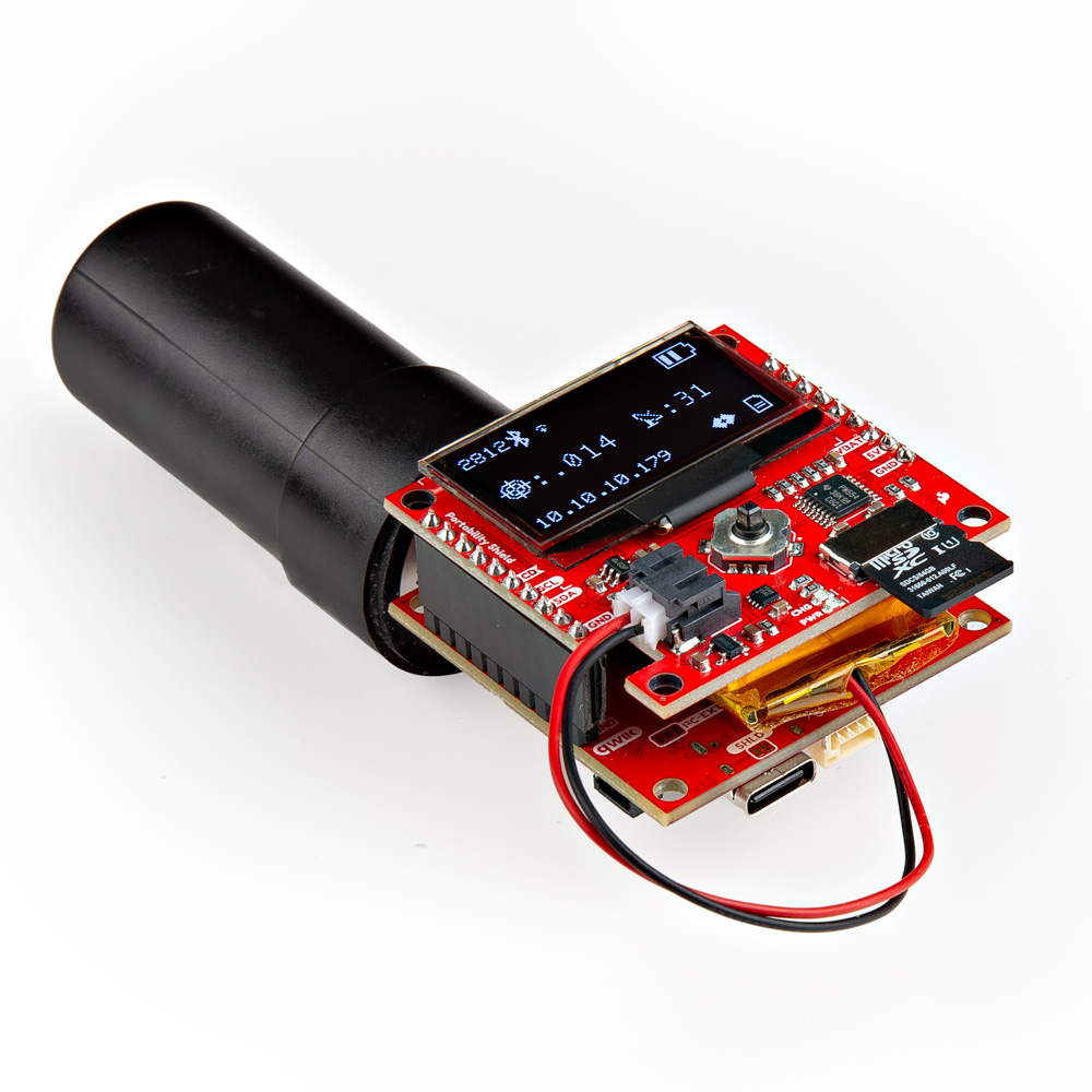 SparkFun Portability Shield and RTK Postcard