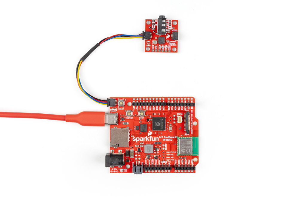 Non-Invasive Current Sensor ADE7953 connected to RedBoard IoT