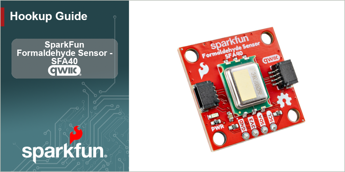 SparkFun Formaldehyde Sensor - SFA40 (Qwiic) Banner Image