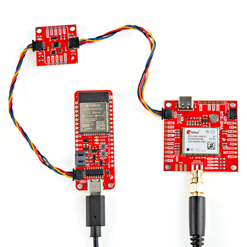 Qwiic Power Switch OUT and ZED-F9P LEDs Turning OFF