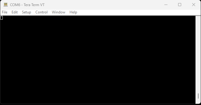 Tag ID displayed in terminal
