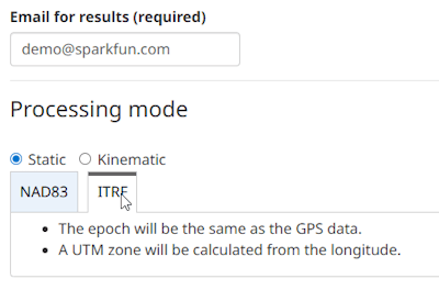 Settings in the CSRS