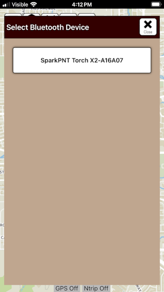 Selecting a SparkPNT device