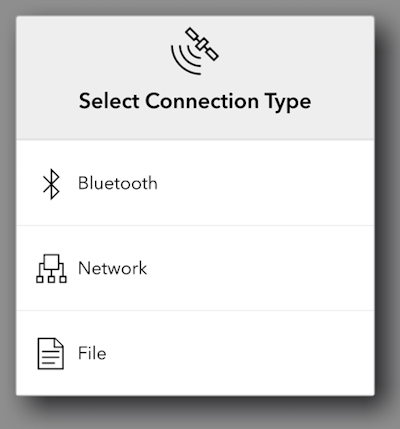 ArcGIS Survey123 Network Connection Type