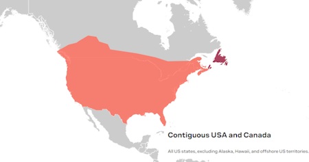 PointPerfacet Coverage Map