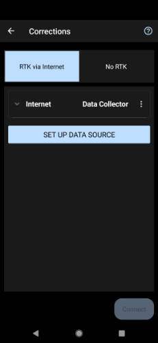 Set up NTRIP data source