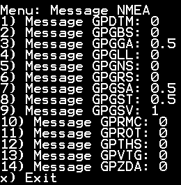 Modified NMEA messages on RTK Torch