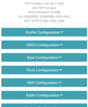 Updating Firmware from WiFi config page