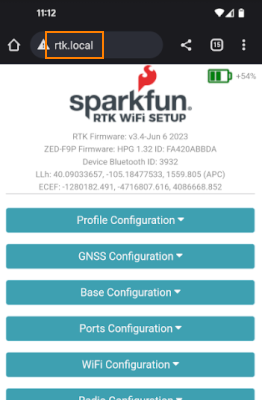 Access using rtk.local