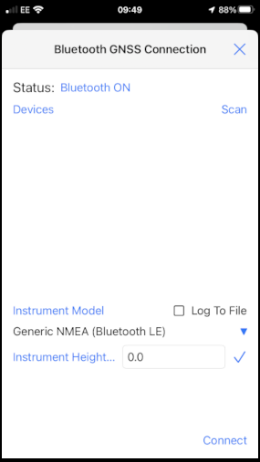 iOS SWMaps Instrument Model
