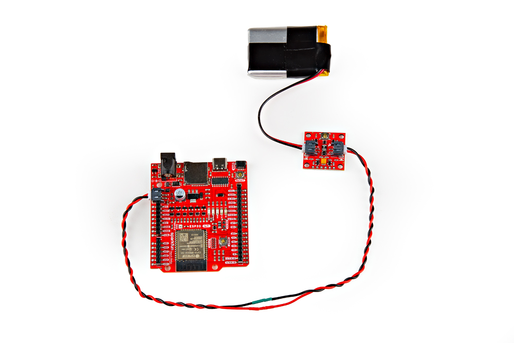 JST Cable between the Soft Power Switch - JST 2mm and IoT RedBoard - ESP32