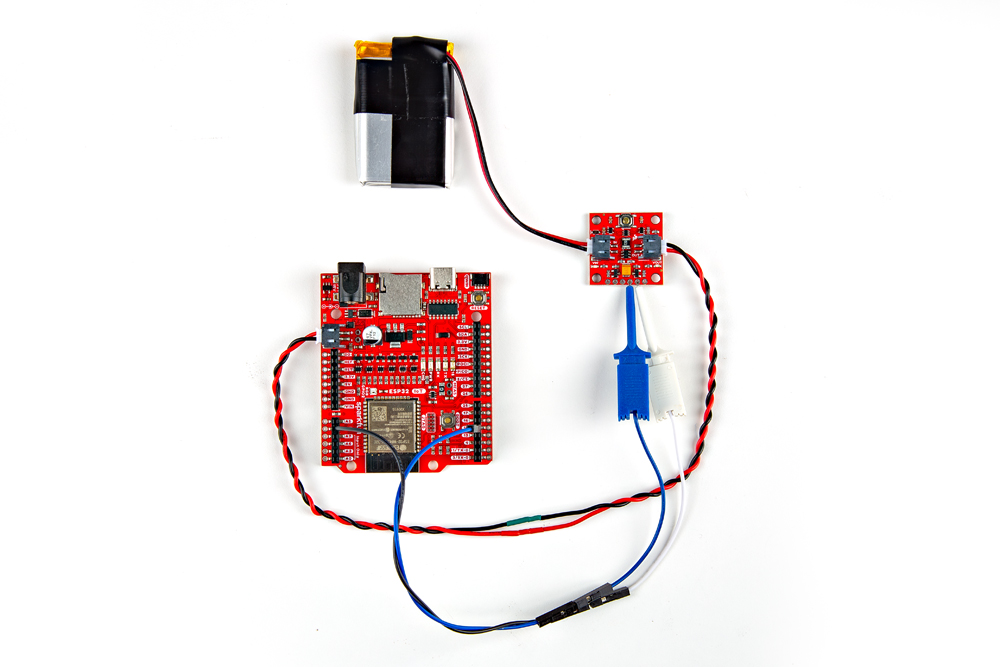 OFF and PUSH Pins Connected to IoT RedBoard