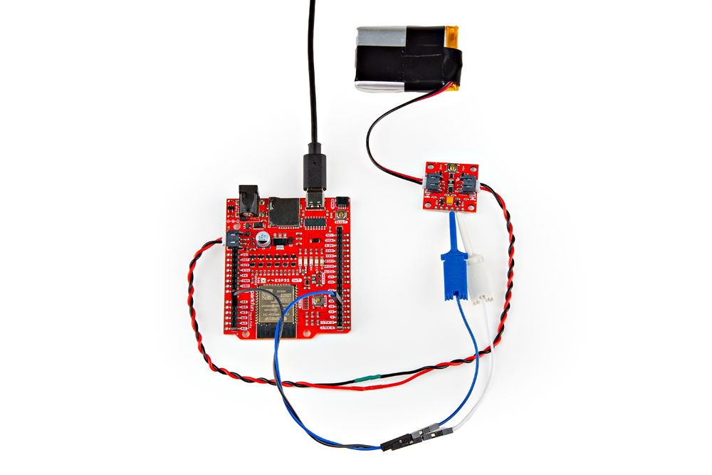 Uploading Code to ESP32 IoT RedBoard with Soft Power Switch Connected