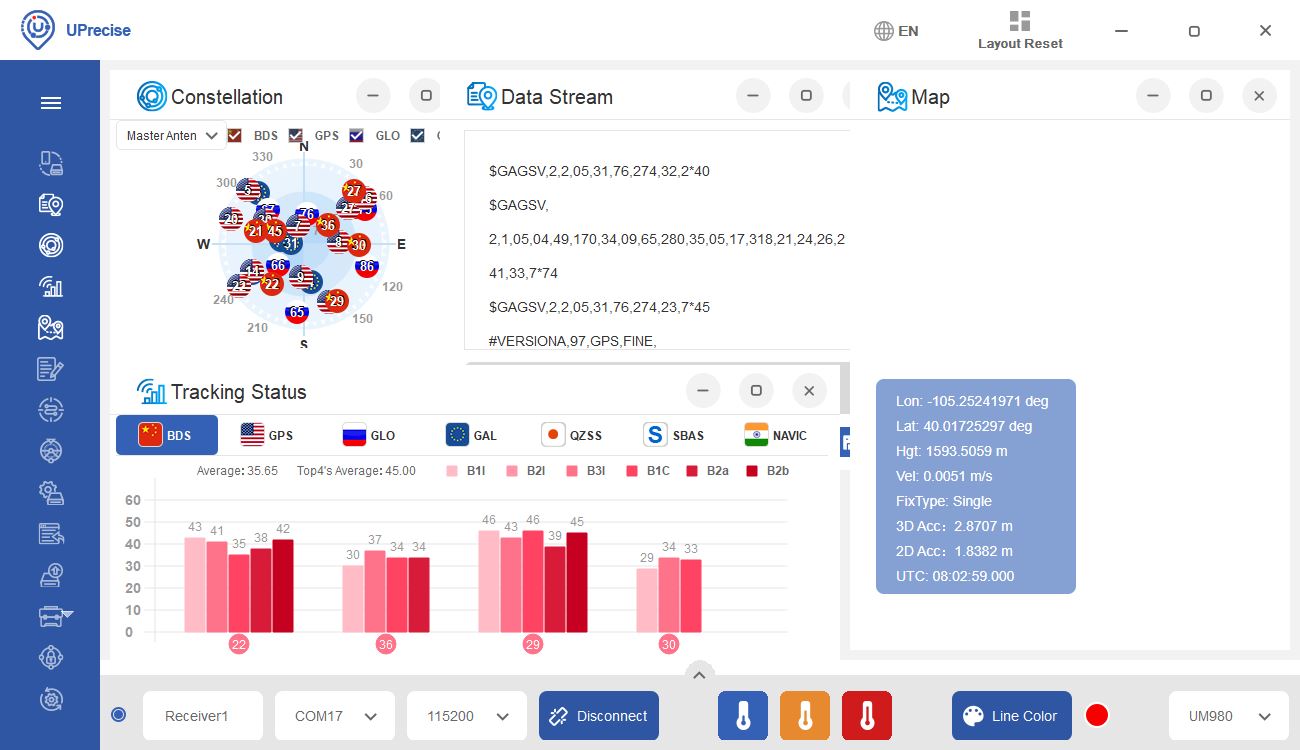 UPrecise Software: COM Port Connected
