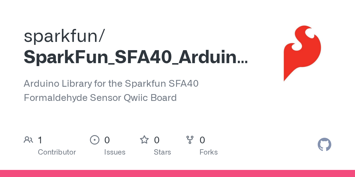 SparkFun SFA40 Arduino Library