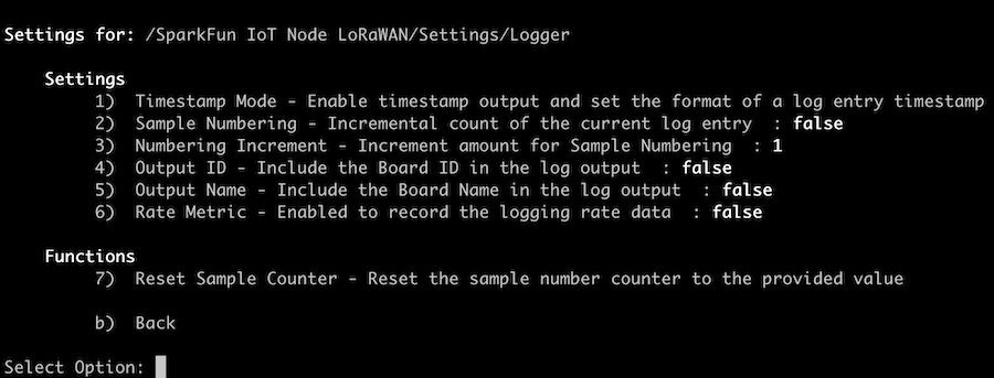 Settings Logger