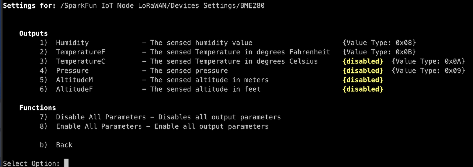 Parameter Value Types